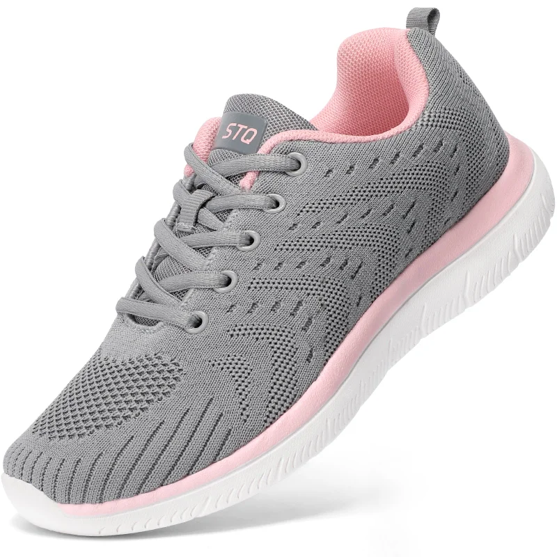 Sports Tights STQ Tennis Shoes Womens Lightweight Comfortable Walking Shoes Athletic Fashion Workout Gym Cross Training Sneakers