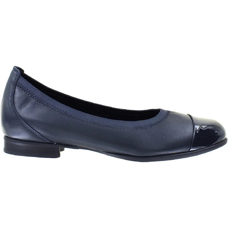 Innovative Design Women's Munro Mila Dark Navy Combo Leather/Patent