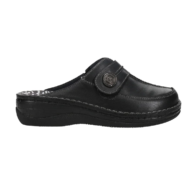 Round neck design Jana Slip On Mule Clogs