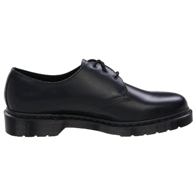 Mid-length Style Dr. Martens 1461 Mono Smooth Leather Unisex Oxford Shoes