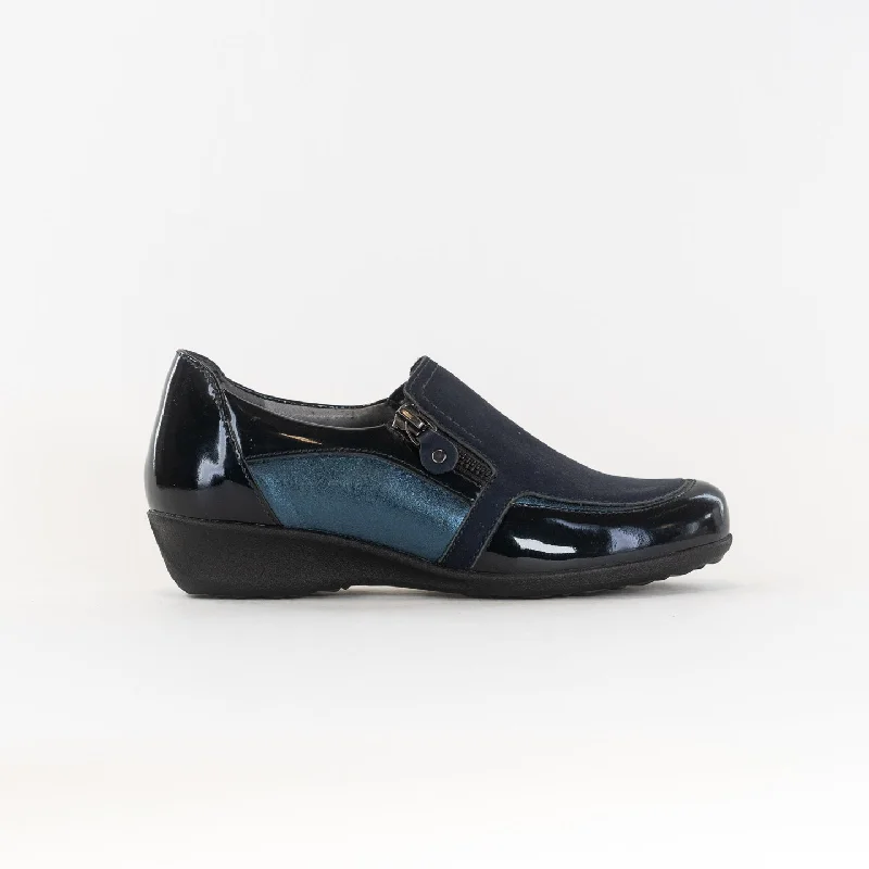 High-end Fabrics Drew Padua (Women's) - Navy Leather Combo