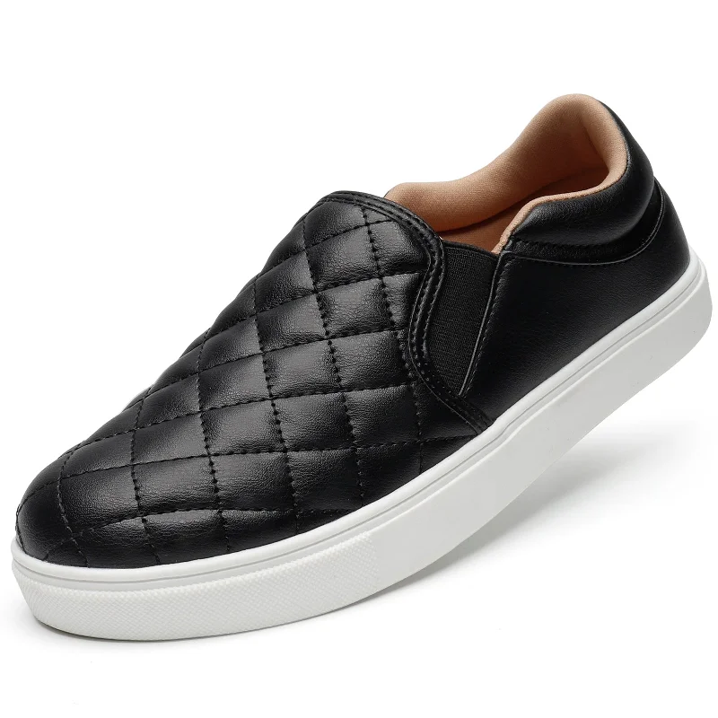 Luxury and fashionable STQ Slip On Shoes for Women Fashion Sneakers Elees Quilted 2.0 Comfort Casual Fall Loafers