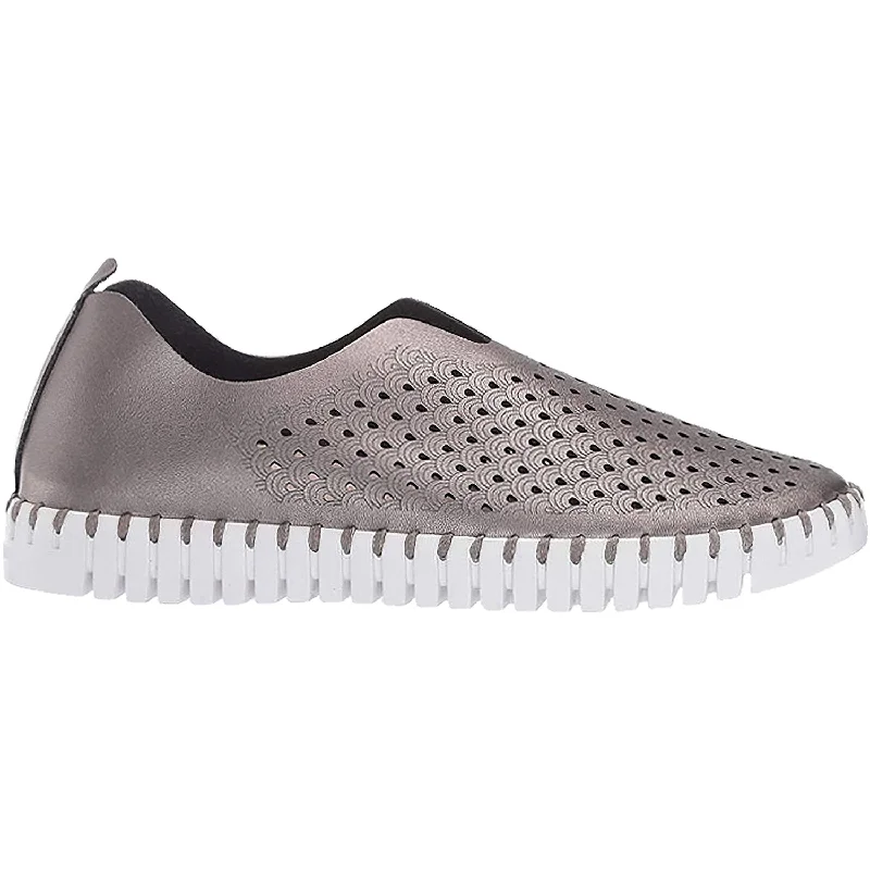 Stunning Fashion Women's Ilse Jacobsen Tulip 3576 Gunmetal Synthetic