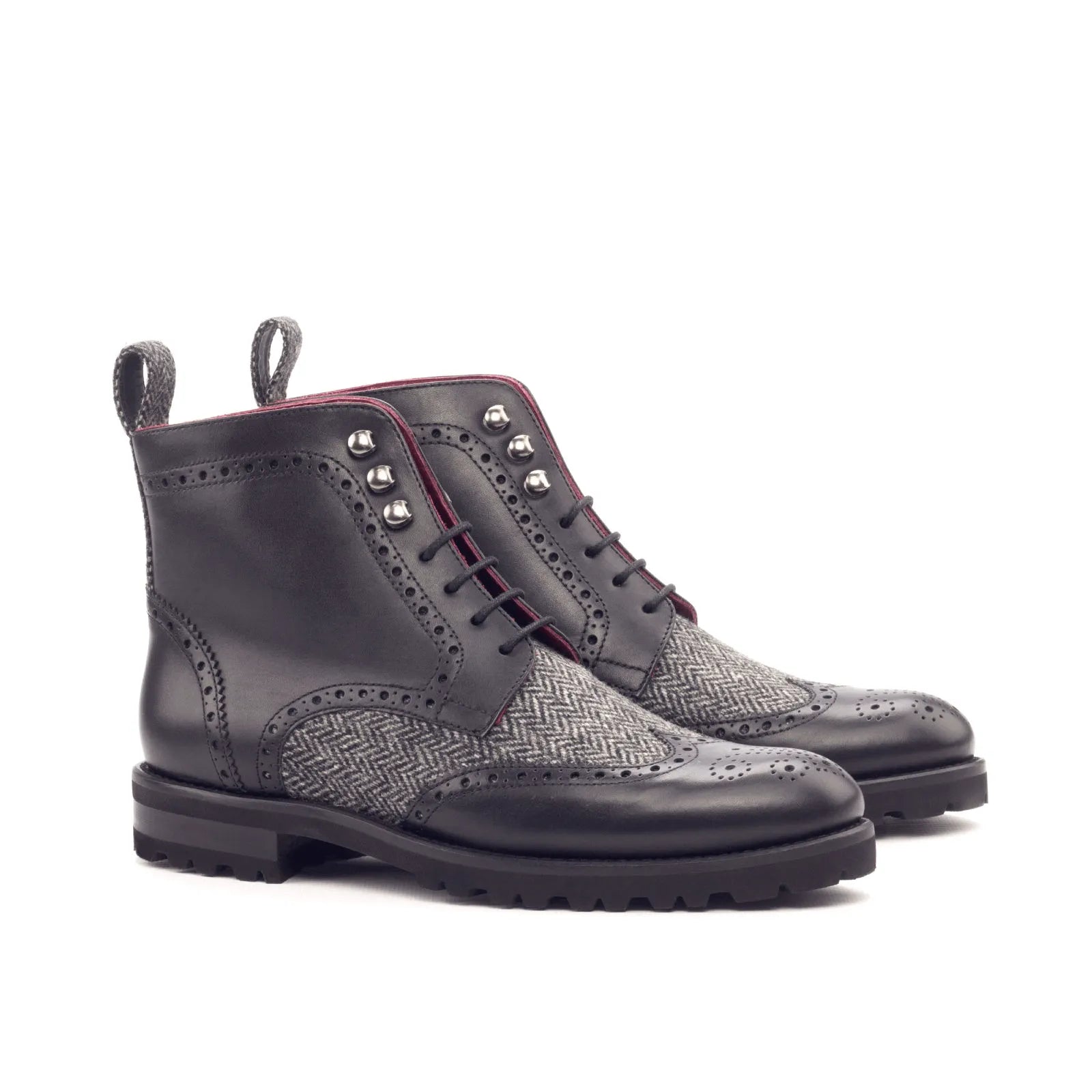Fashionable and casual Camilla Ladies Military Brogue Boots