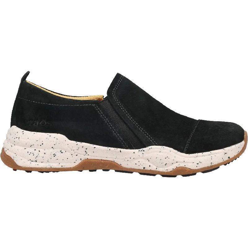 Floral Prints Women's Taos Super Step In Black WR Nubuck