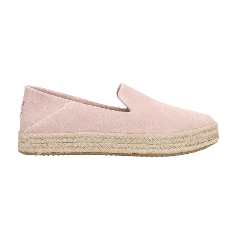 Comfortable and simple Carolina Suede Espadrille Slip On Flats