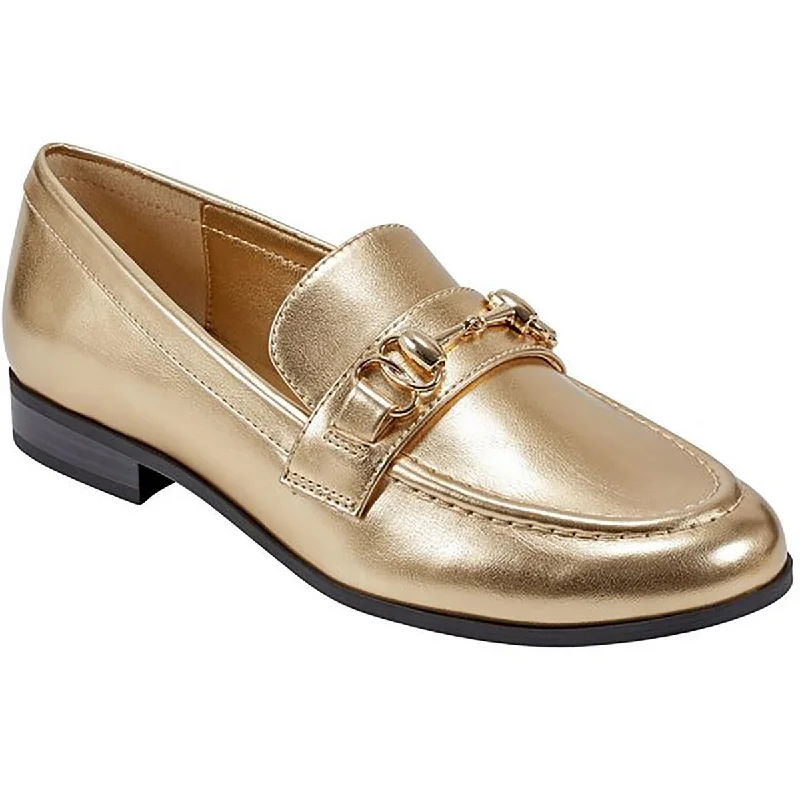 Sports Vitality Style Bandolino Womens Laly 3 Chain Metallic Loafers