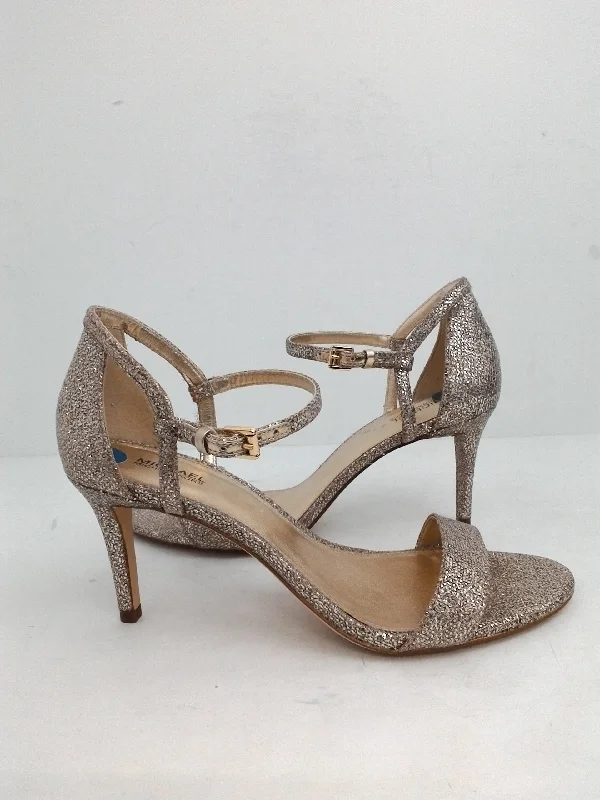 Sports outdoor style MICHAEL By Michael Kors Women's Simone Mid Sandal, Gold/grain Size 9 M