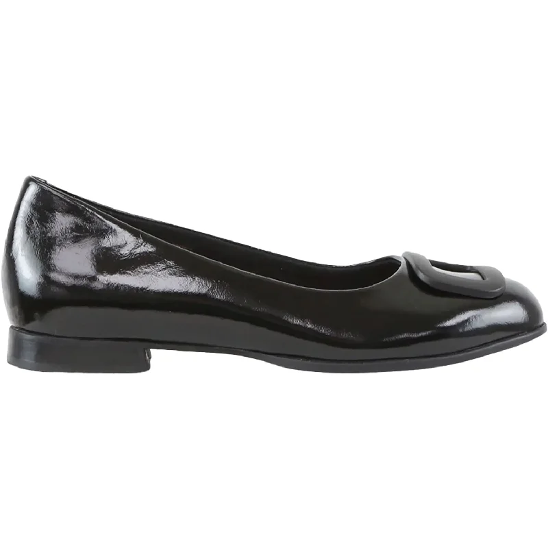 Beautiful Romance Women's Munro Gianna Black Semi Patent