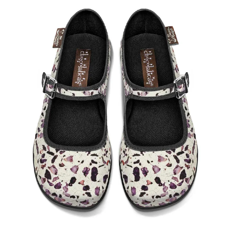 Elegant Style Chocolaticas® Terrazo Women's Mary Jane Flat