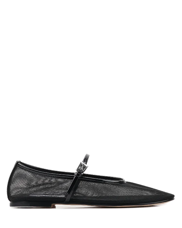 Casual Street Melody Black Mesh