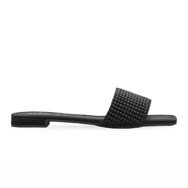 Sports Tights Black Formal Slipper FR8230