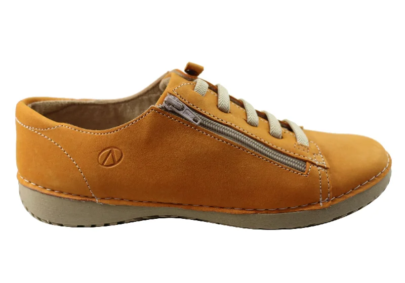 Warm and substantial Andacco Breeza Womens Comfortable Leather Casual Shoes Made In Brazil