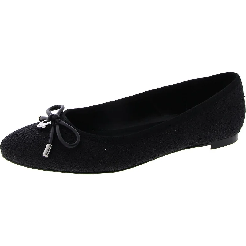 Moisture wicking Bandolino Womens PAYLY 3 Patent Leather Bow Ballet Flats