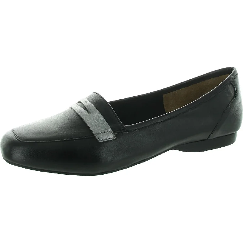 Stand-up collar design Array Womens Marlowe Padded Insole Leather Loafers