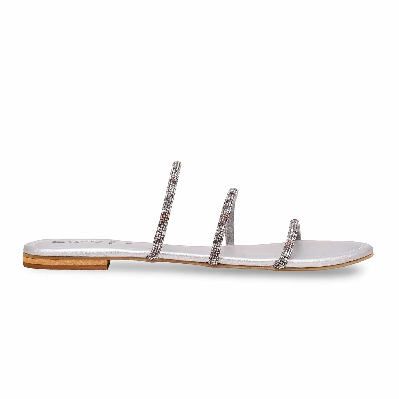 Wandering freely Silver Fancy Slipper FN7897