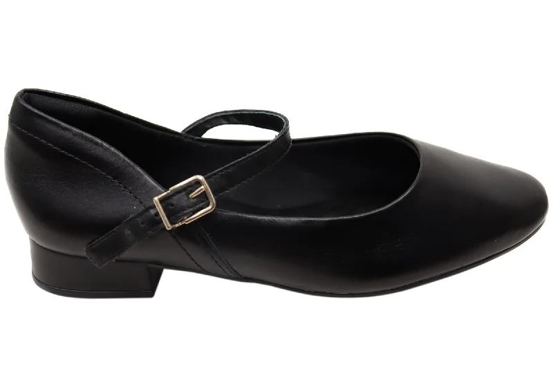 Sports Fitness Wear Comfortflex Niki Womens Leather Brazilian Low Heel Shoes
