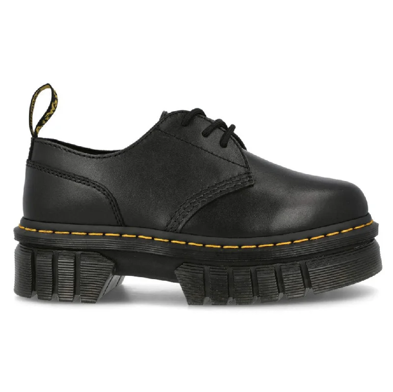 Nightclub Style Dr. Martens Audrick 3 Eye Nappa Lux Leather Women's Derby Shoes