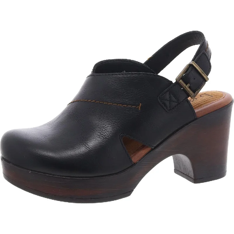 Sports Vitality Style B.O.C. Womens Cecila Faux Leather Buckle Clogs