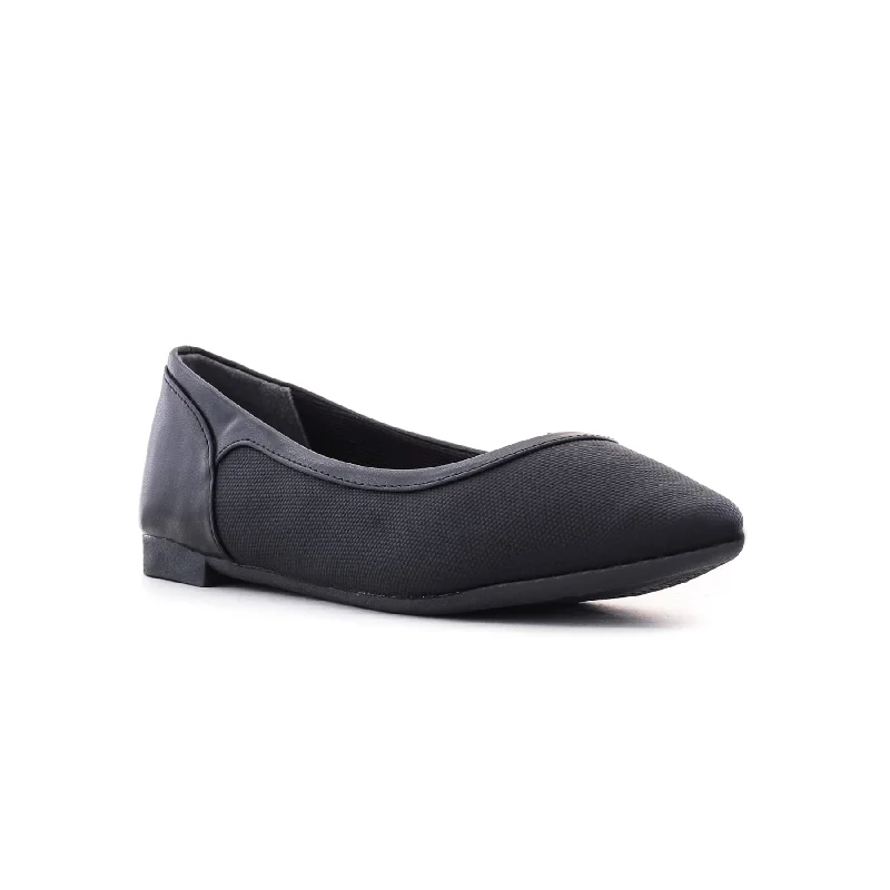 Sports Fitness Style Black Winter Pumps WN0697