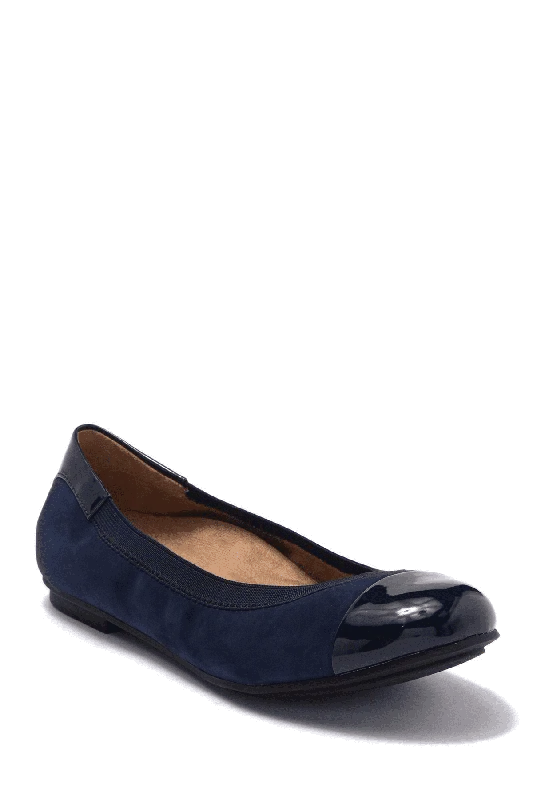 Sports fitness shoes Vionic Women's Spark Tiegan Ballet Flats - Navy 359Tiegan