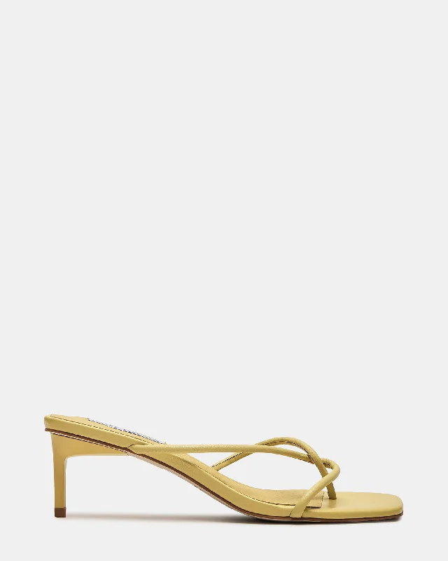 Dynamic Fashion PRISTINE YELLOW LEATHER