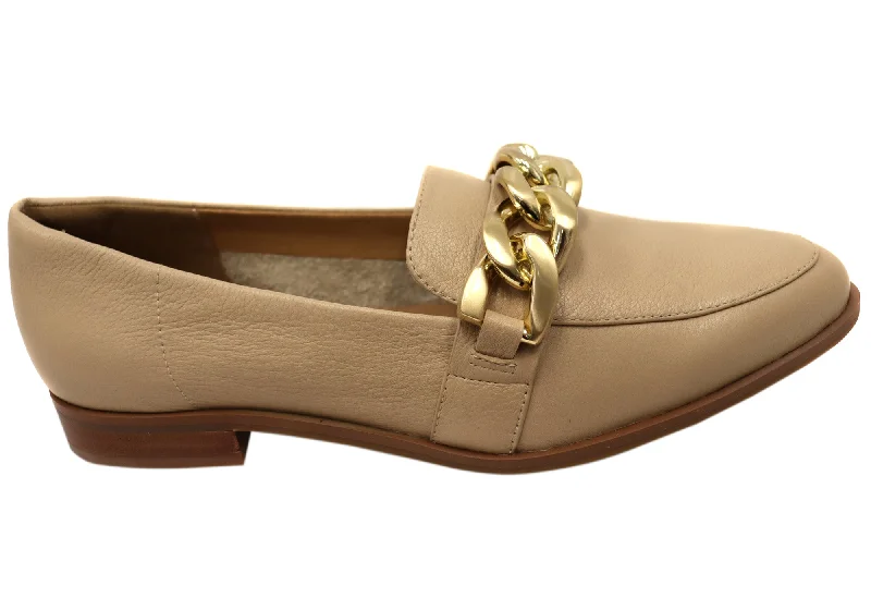Cool Breeze At Night Hush Puppies Mia Womens Comfortable Leather Shoes