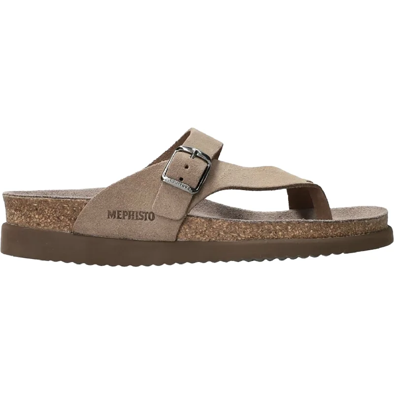 Letter embroidery Women's Mephisto Helen Warm Grey