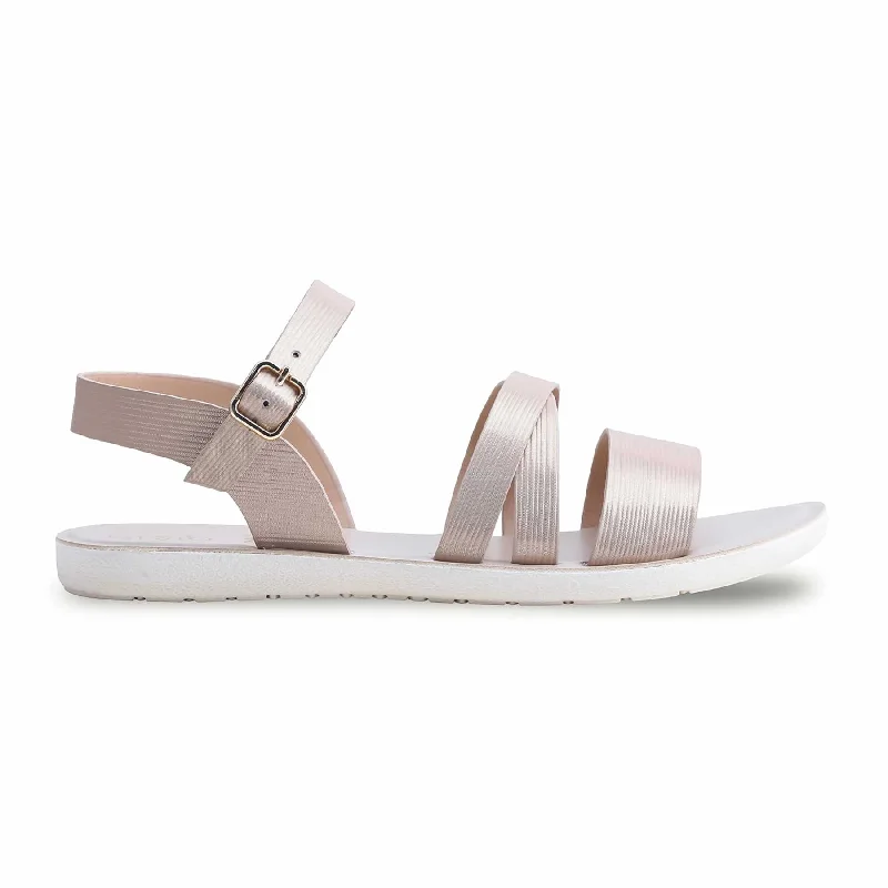 Unique Design Golden Casual Sandal CL5448