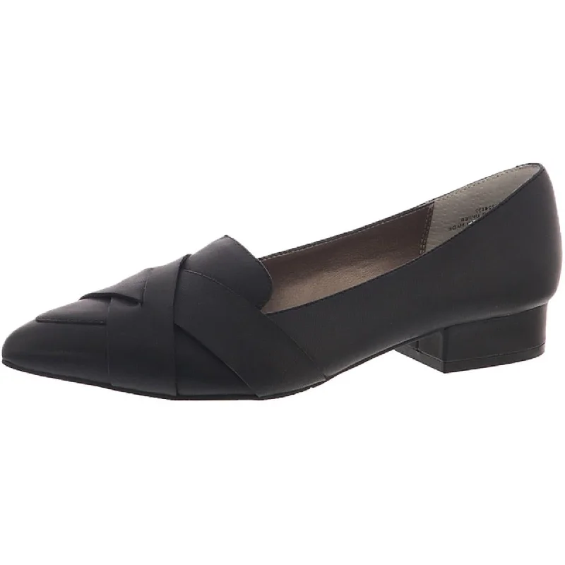 Trendy Traveler Array Womens Stella Leather Slip On Loafers