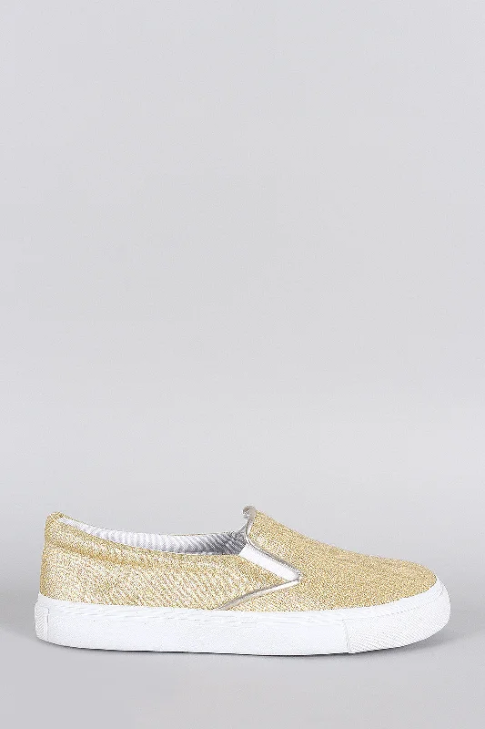 Playful Style Soda Glitter Slip On Sneaker