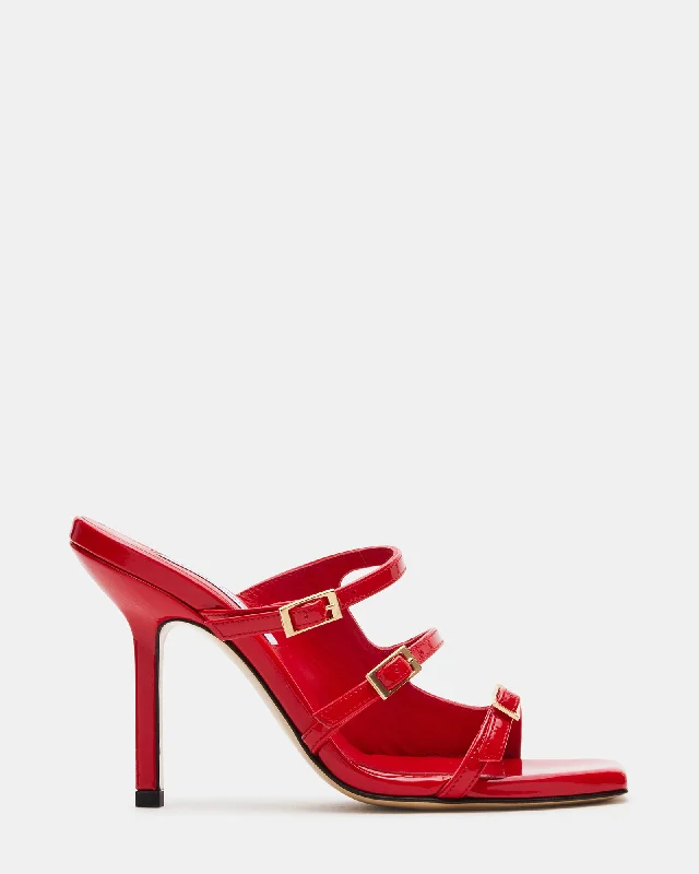 Casual And Casual OPULENT RED LEATHER