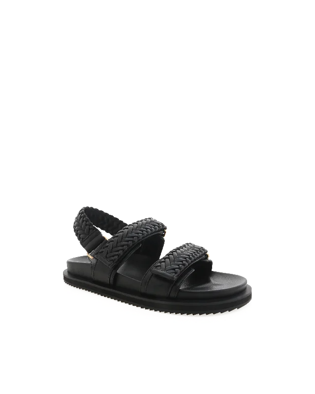 Designer Style Taishi Sandals - Black