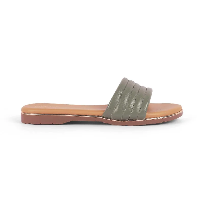 Sports Fitness Wear Tresmode Hars Green Women's Casual Flats