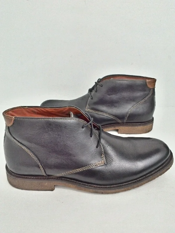 Casual And Versatile Johnston & Murphy Men's Black Leather Shoes Size 11.5