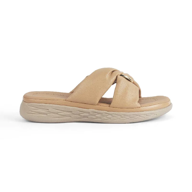Noble Temperament Tresmode Has Beige Women's Casual Wedge Sandals