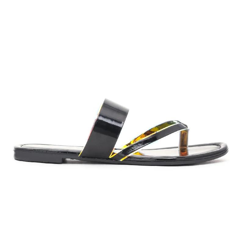 Design sense Black Casual Chappal CL1507
