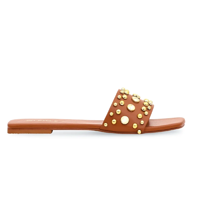 Sports Express Mustard Formal Slipper FR8152