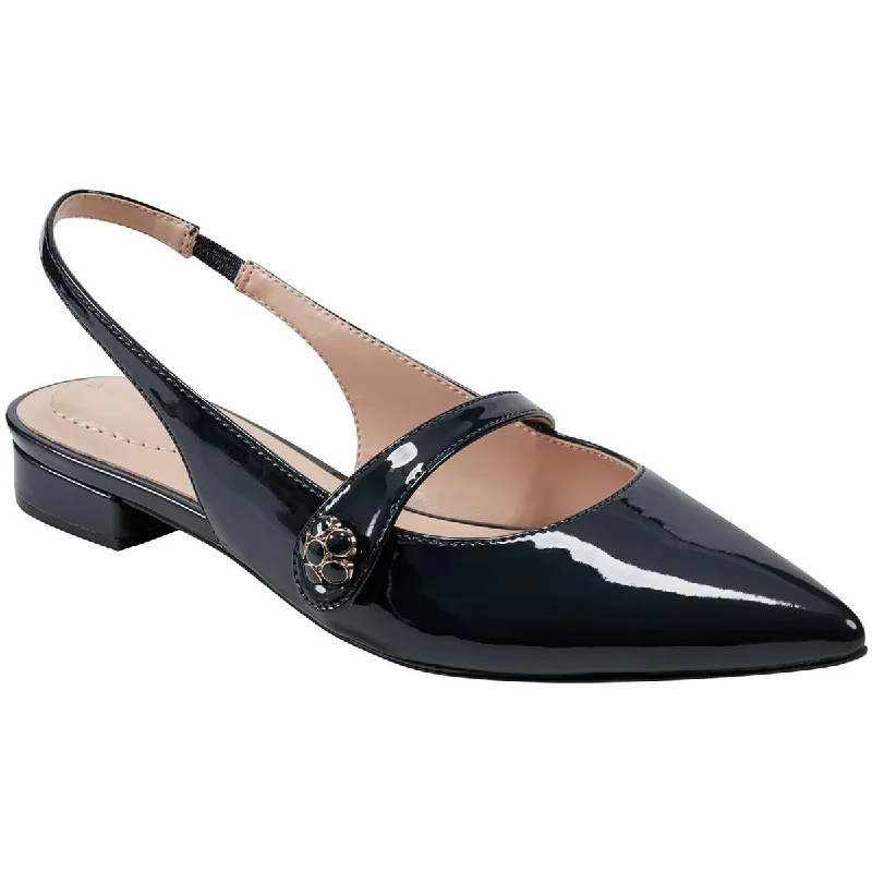 Elegant Style Bandolino Womens Aubriana 3 Patent Mary Jane Slingbacks
