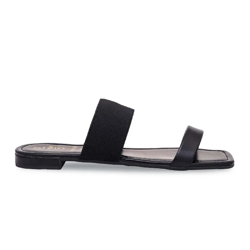 Classic Series Black Formal Slipper FR8256