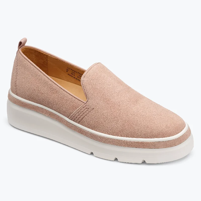 Short skirt design Sutton Suede Sneaker - Wood Rose