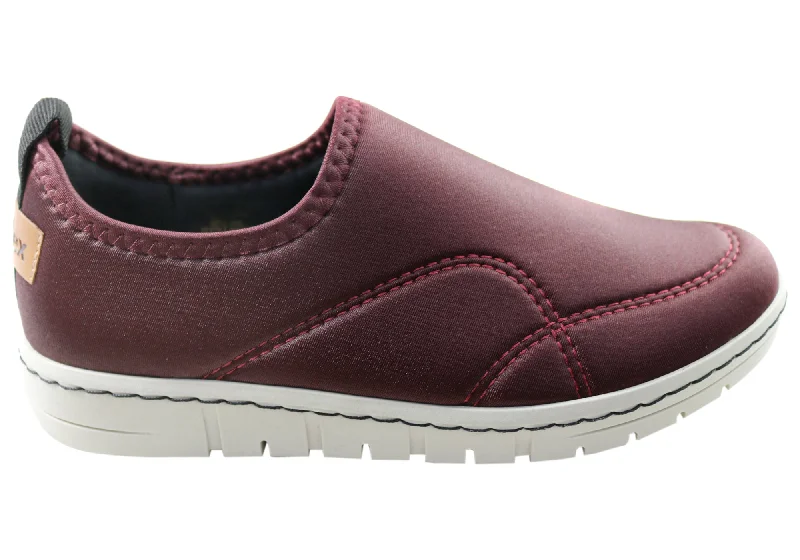 Elegant Style Usaflex Lexi Womens Comfortable Cushioned Slip On Shoes Made In Brazil