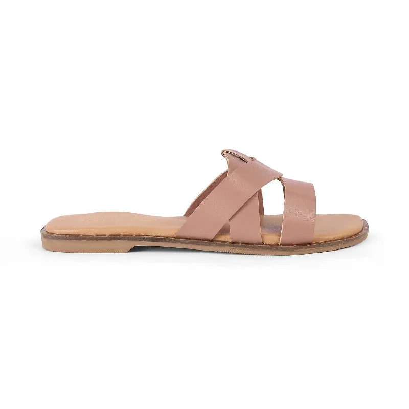 Bottom And Versatile Tresmode Roja Pink Women's Casual Flats