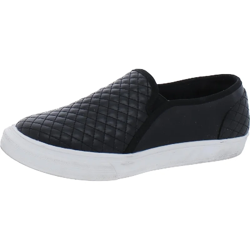 Short skirt design Array Womens Napa Quilted  Slip-On Sneakers