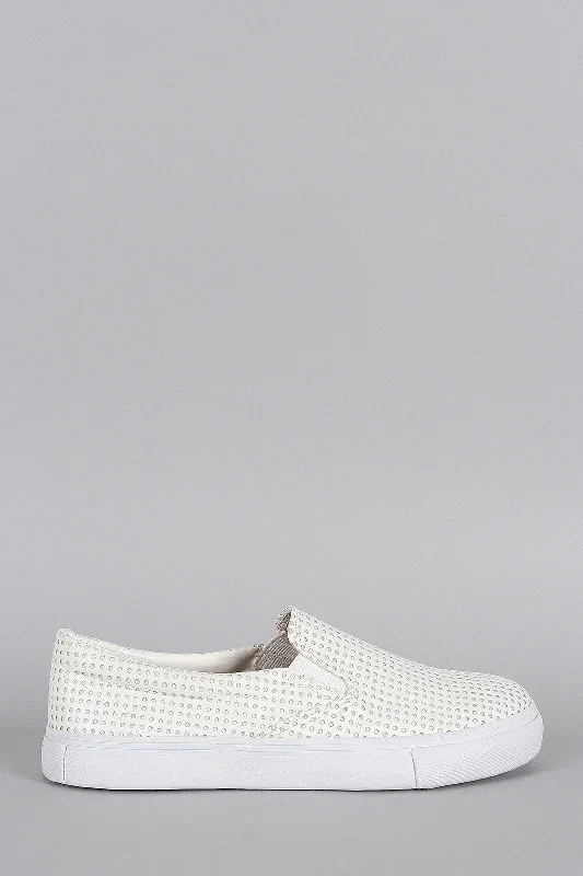 End Of The Year Soda Perforated Slip On Sneaker