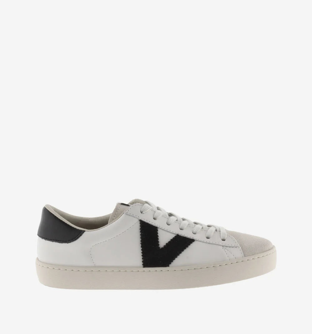 Relaxed And Casual Berlin Leather and Spilt Leather Sneaker