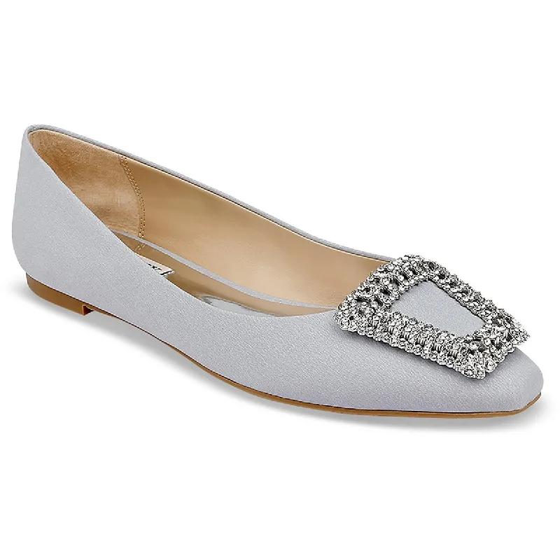 High-end atmosphere Badgley Mischka Womens Emerie Embellished  Loafers