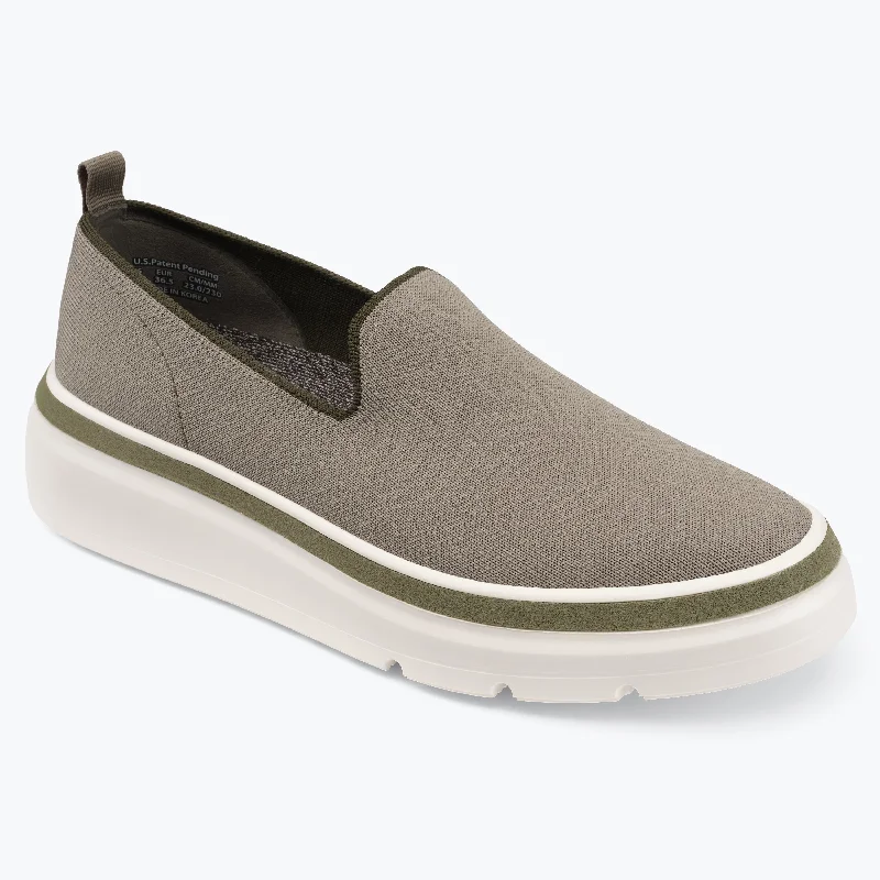 Moisture wicking Sutton Knit Sneaker - Sage