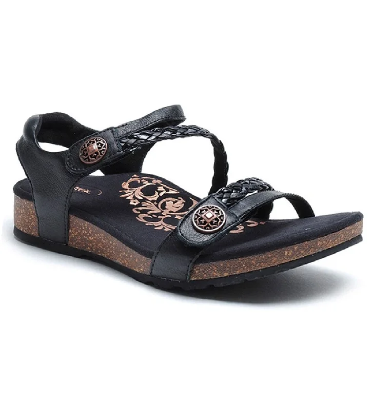 Comfortable Design Jillian Braided Quarter Strap Sandal