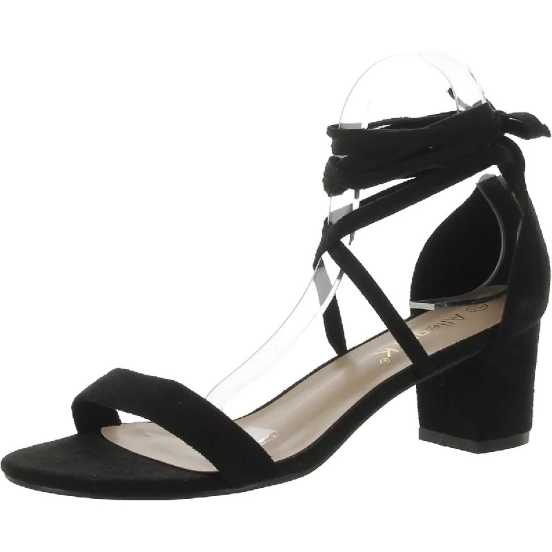 Exquisite workmanship Allegra K Womens Faux Suede Dressy Lace-Up